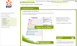 explications de la facture aux professionnels